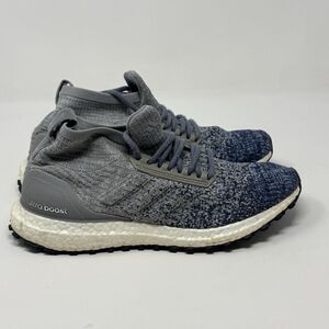 adidas UltraBoost All Terrain Mid Sneakers Mens 8 Indigo Blue Gray Running Shoes